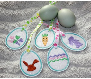 ITH Stickdatei - Osterbaum Anhänger